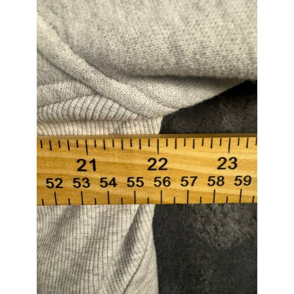 Lululemon Scuba Oversized Half-Zip Hoodie in a heathered light grey Women’s M/L - Picture 3 of 9